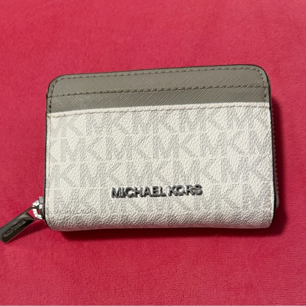 Michael Kors Two-Tone Card Holder - Picture 3 of 10